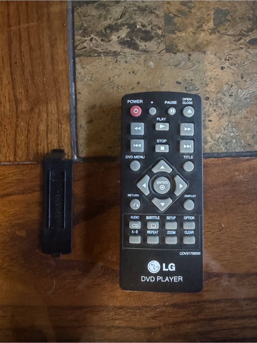 LG DVD Player Remote Control (Model COV31736202)